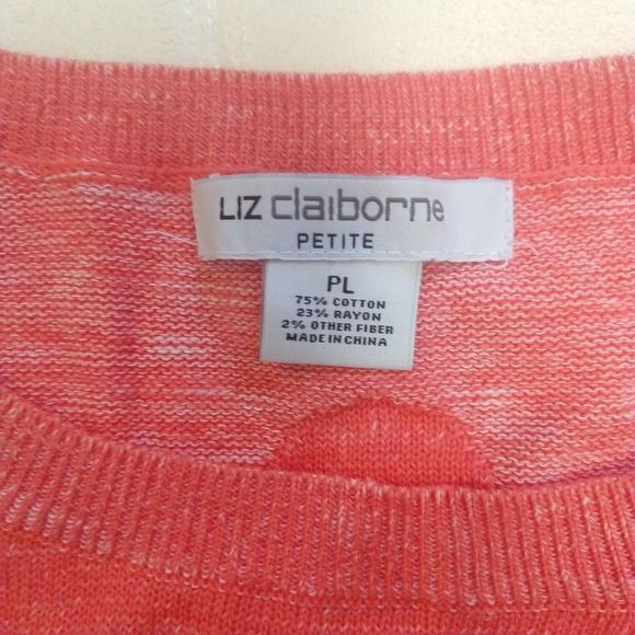 Liz Claiborne Petite Downtime Sweater - Picture 3 of 5